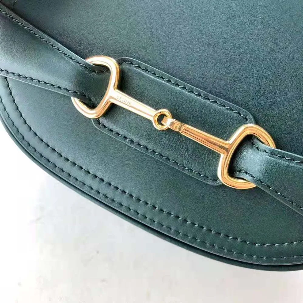 Celine Small Crecy Bag in Satinated Calfskin for Women in Green Celine Small Crecy Bag in Satinated Calfskin for Women in Green