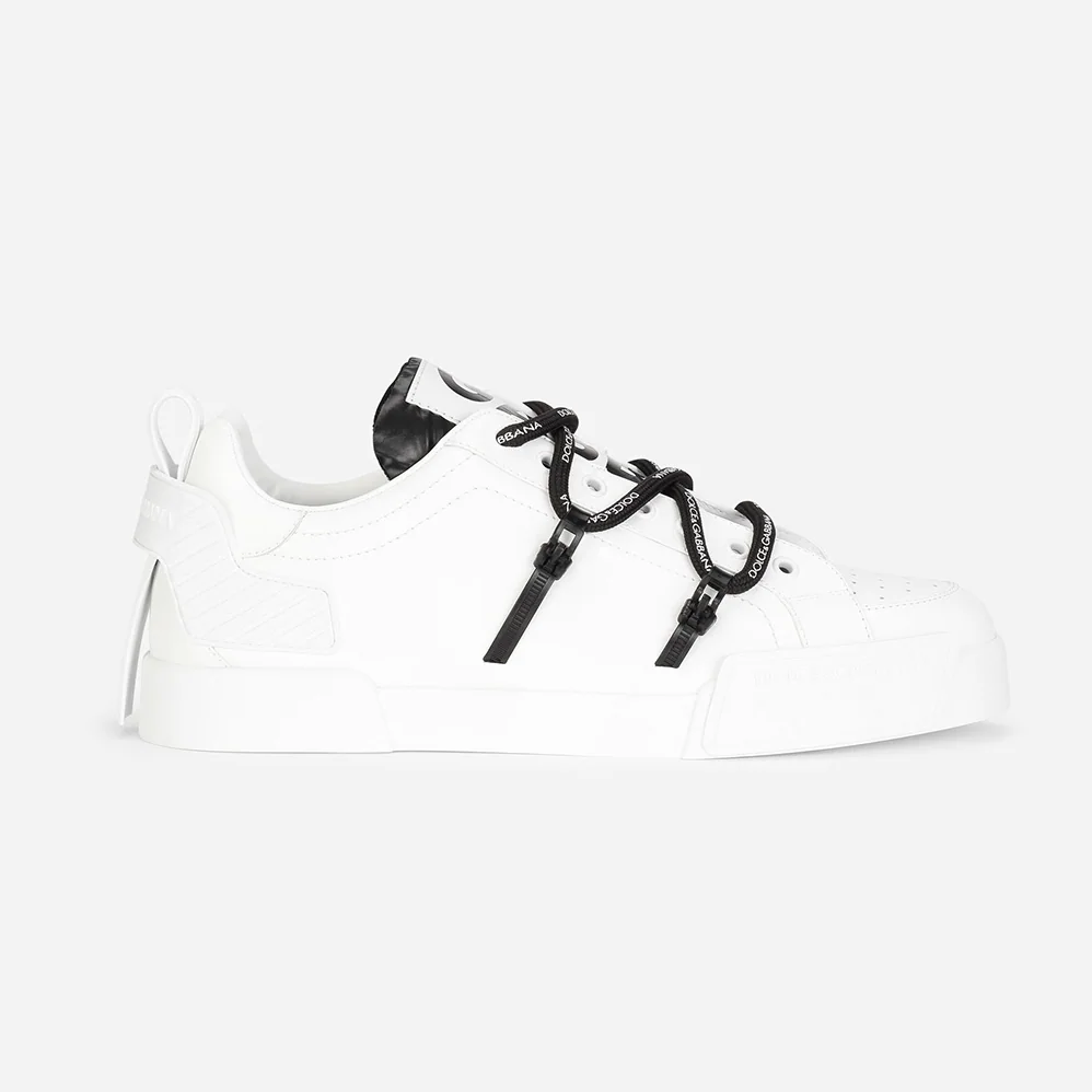 Dolce Gabbana D&G Portofino Sneakers in Calfskin and Patent Leather for Unisex Dolce Gabbana D&G Portofino Sneakers in Calfskin and Patent Leather for Unisex
