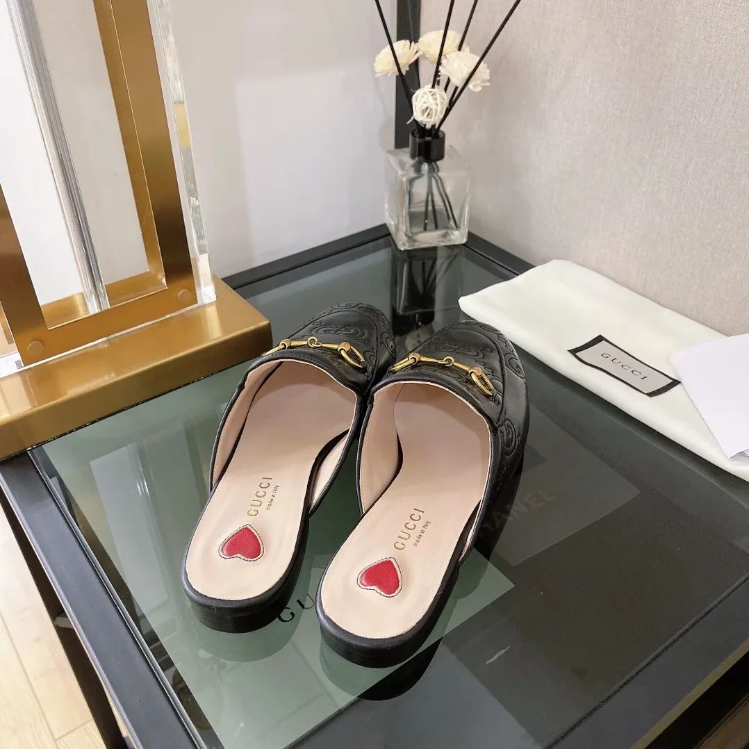 Gucci GG Matelasse Princetown Slipper Black for Women