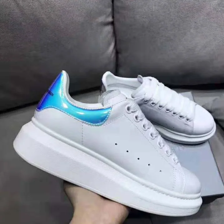 Alexander Mcqueen Shoes Oversized Sneaker White Smooth Calf Leather Lace-Up for Men Alexander Mcqueen Shoes Oversized Sneaker White Smooth Calf Leather Lace-Up for Men