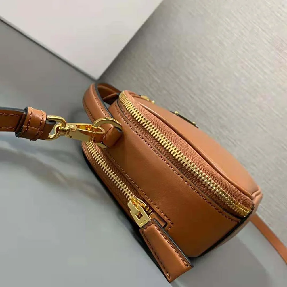Prada Odette Leather Mini-bag for Women in Brown Prada Odette Leather Mini-bag for Women in Brown