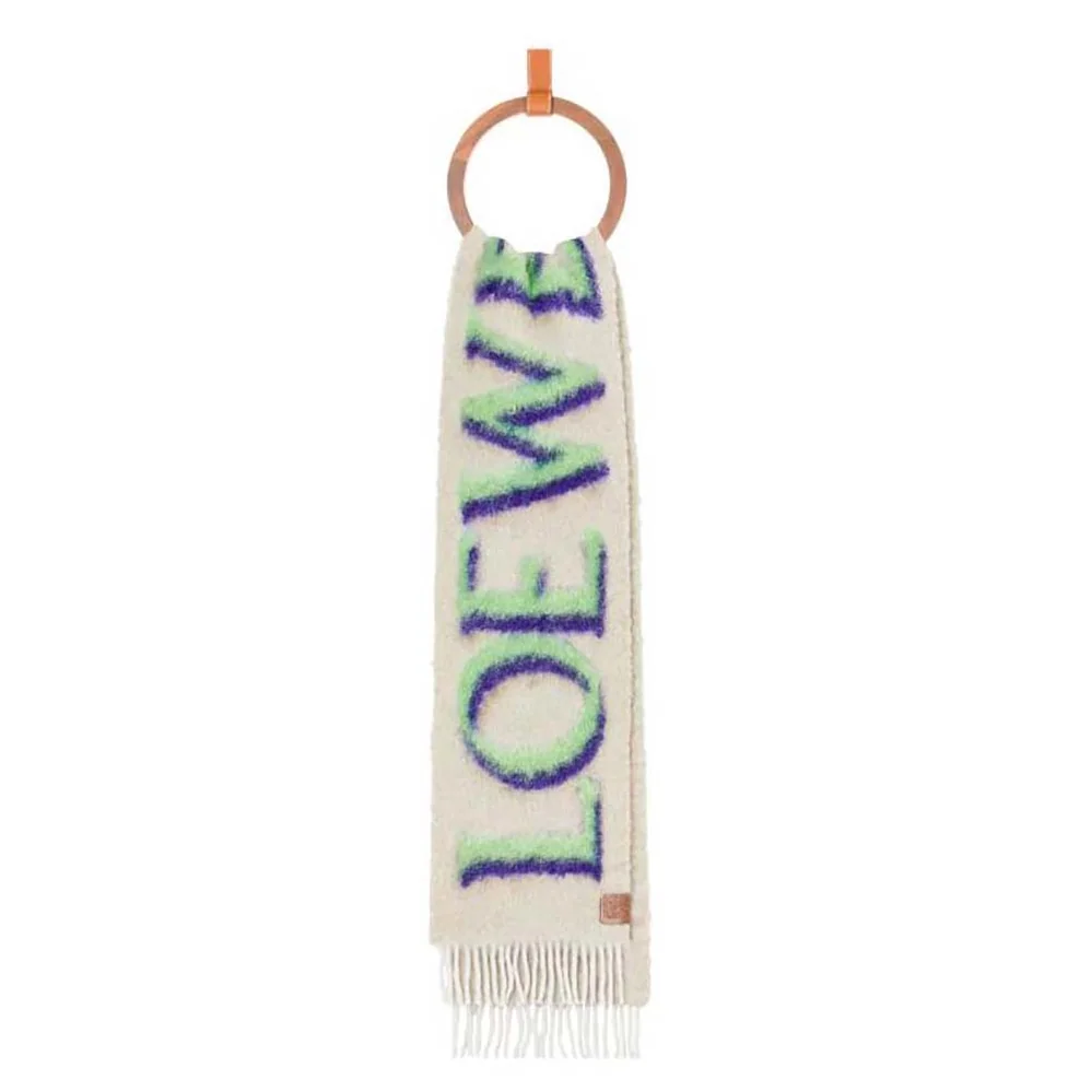 Loewe LOEWE Scarf in Wool and Mohair for Unisex Loewe LOEWE Scarf in Wool and Mohair for Unisex