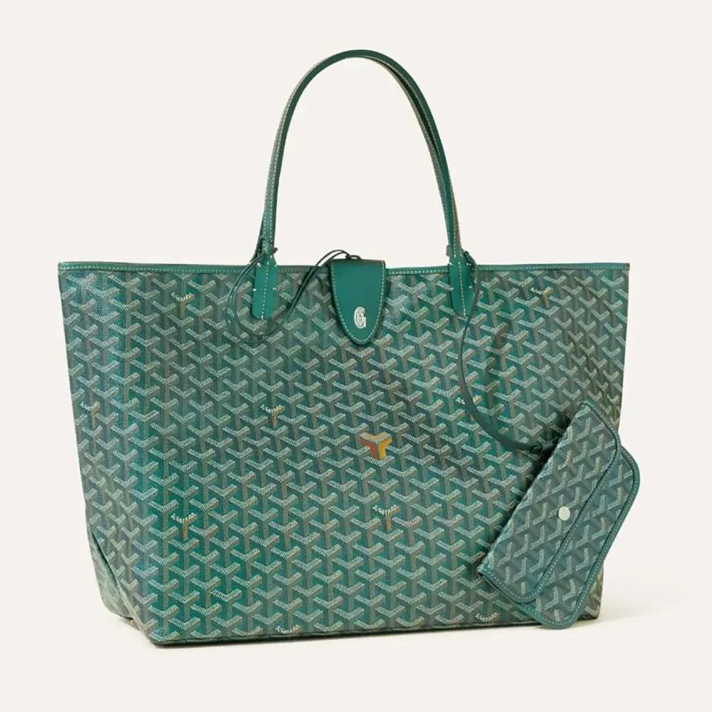 Goyard Saint Louis GM bag for Unisex in Pearly Green
