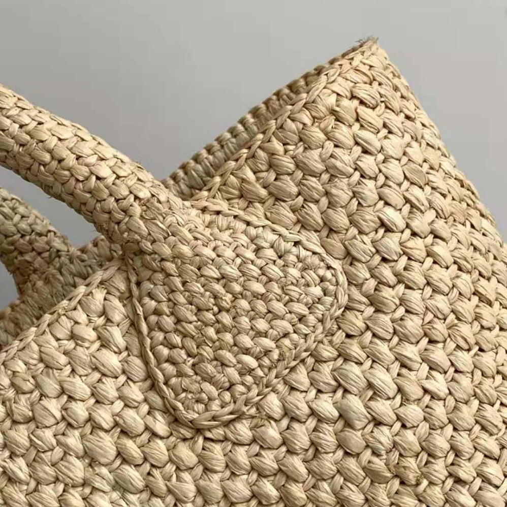 Celine Supple Small Triomphe Celine Classic Panier in Raffia and Calfskin for Women Celine Supple Small Triomphe Celine Classic Panier in Raffia and Calfskin for Women