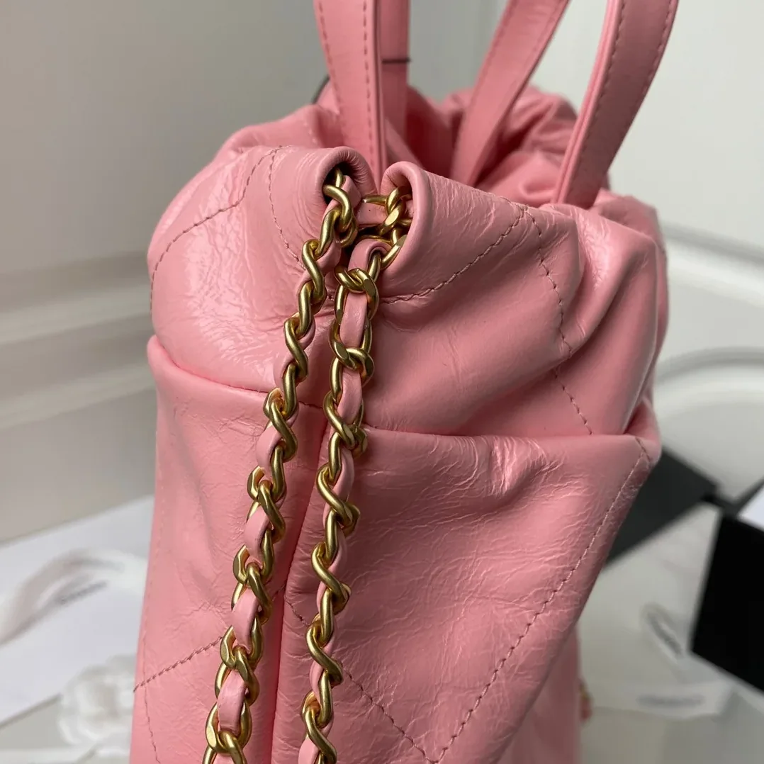 Chanel Large Backpack in Light Pink Gold Hardware Chanel Large Backpack in Light Pink Gold Hardware
