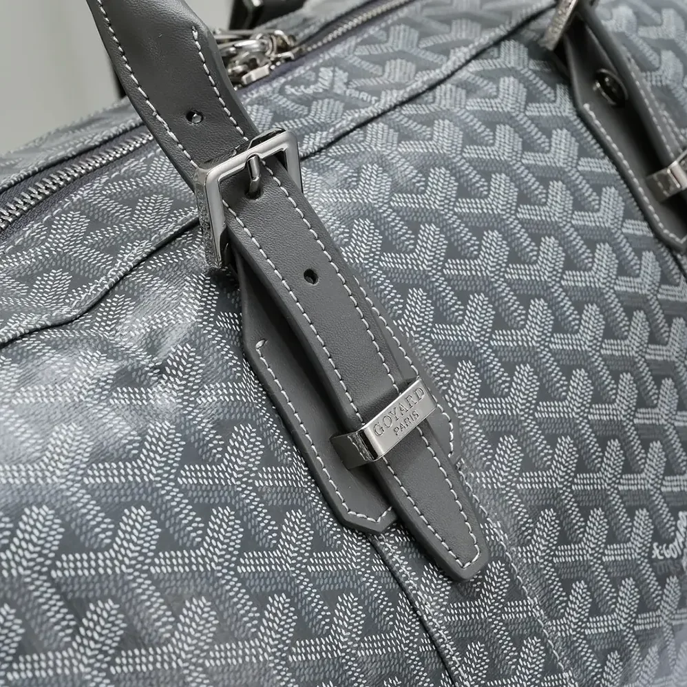 Goyard Boston 50 Bag for Unisex in Grey Goyard Boston 50 Bag for Unisex in Grey