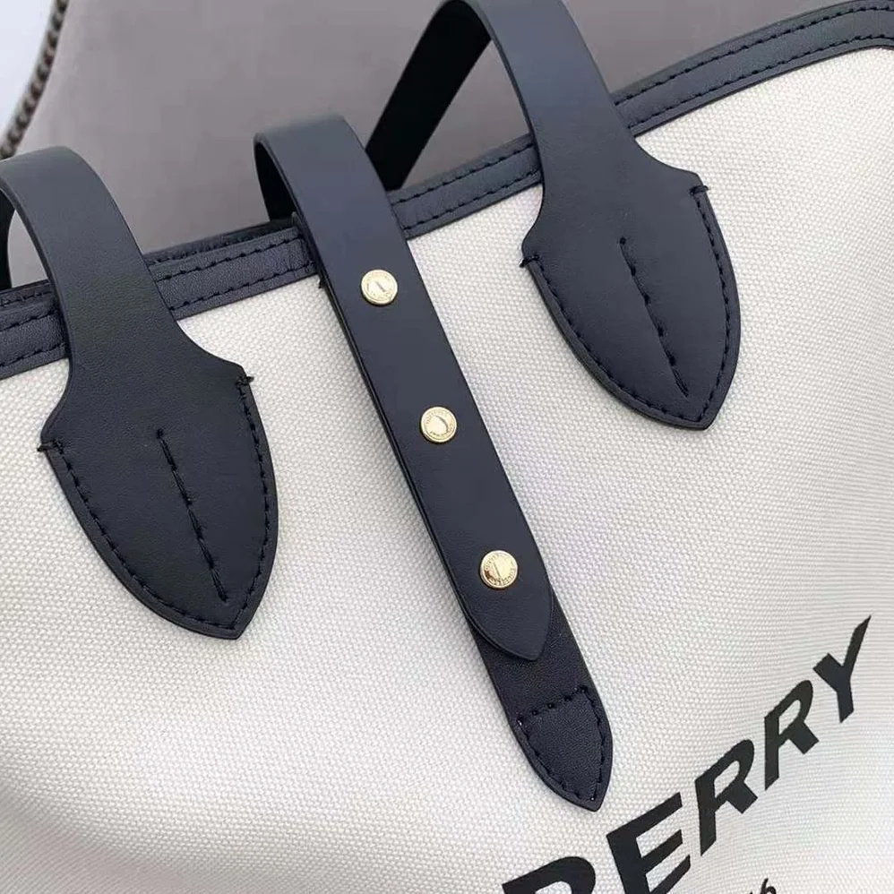 Burberry The Medium Soft Cotton Canvas Belt Bag for Women in White