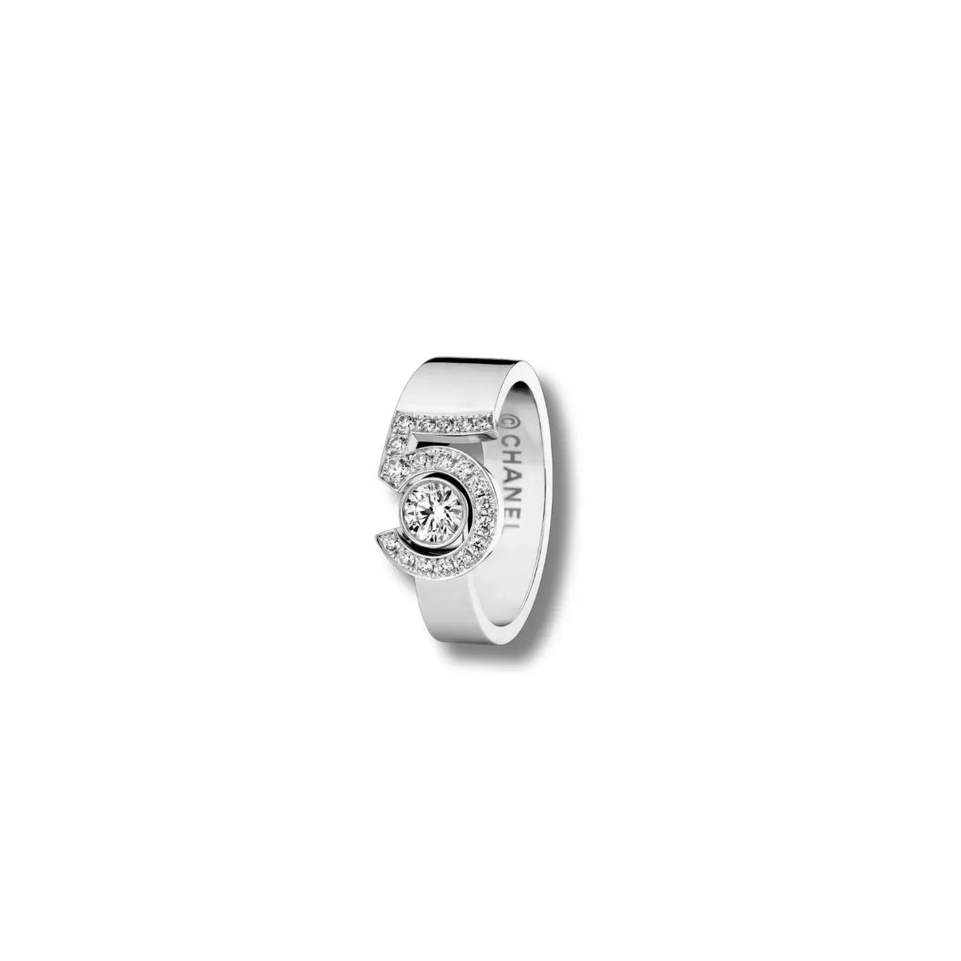 Chanel Eternal N°5 Ring White Gold
