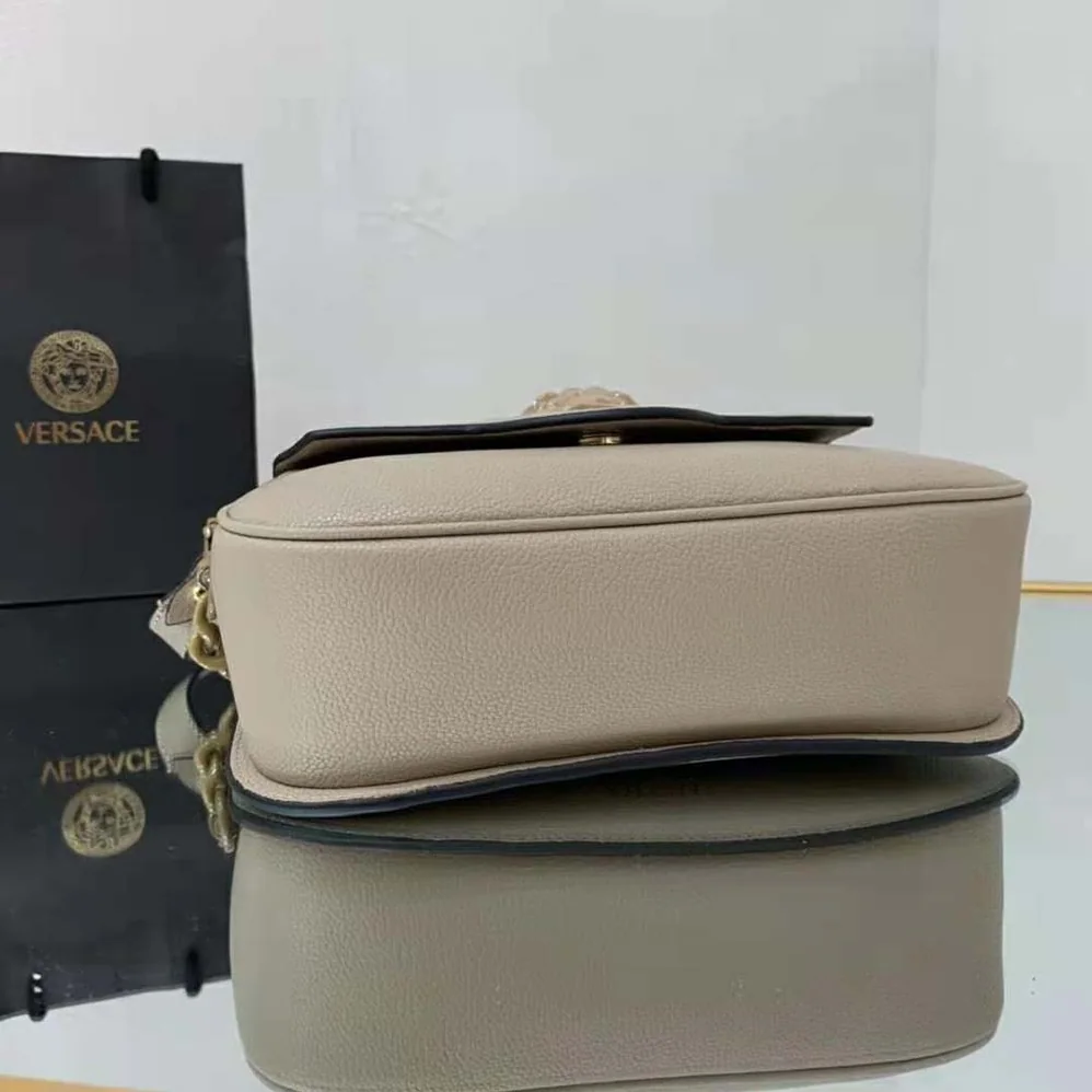 Versace La Medusa Shoulder Bag for Women in Sandy