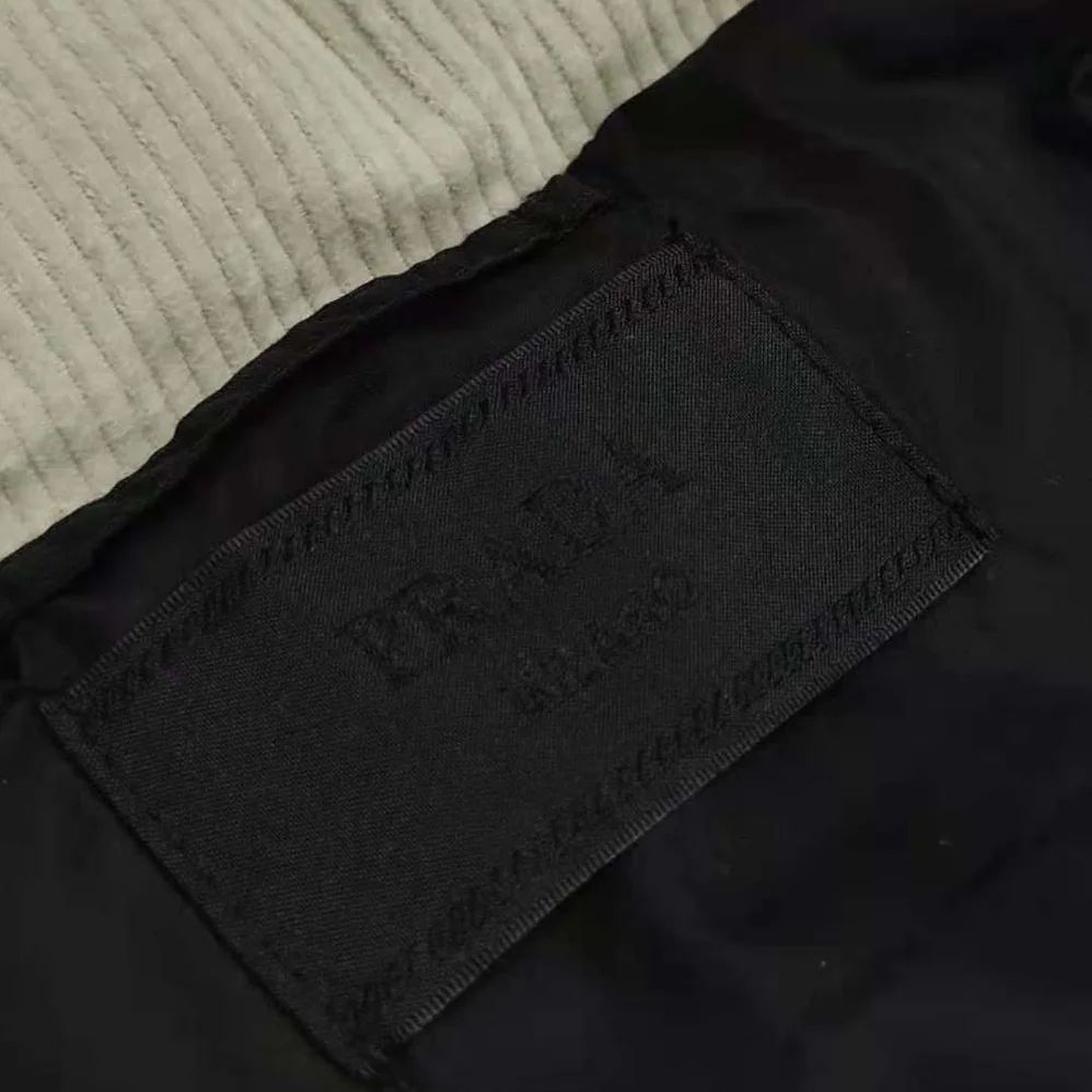 Prada Cropped Corduroy Down Vest for Men Prada Cropped Corduroy Down Vest for Men