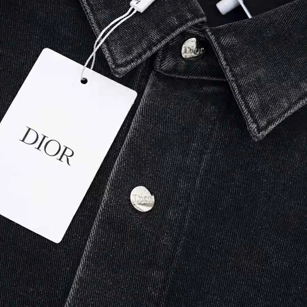 Dior Overshirt Black Cotton Twill for Men