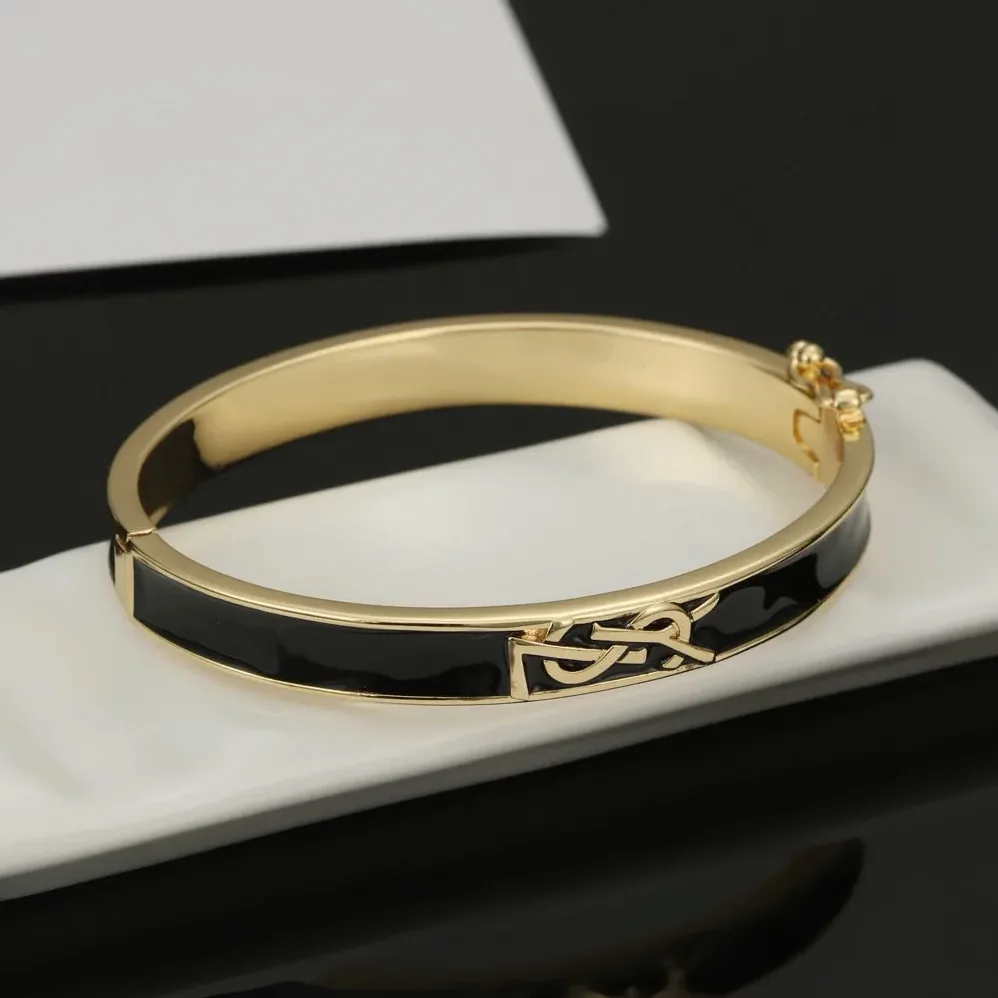 Saint Laurent YSL Cassandre Bracelet in Python and Metal for Women Saint Laurent YSL Cassandre Bracelet in Python and Metal for Women