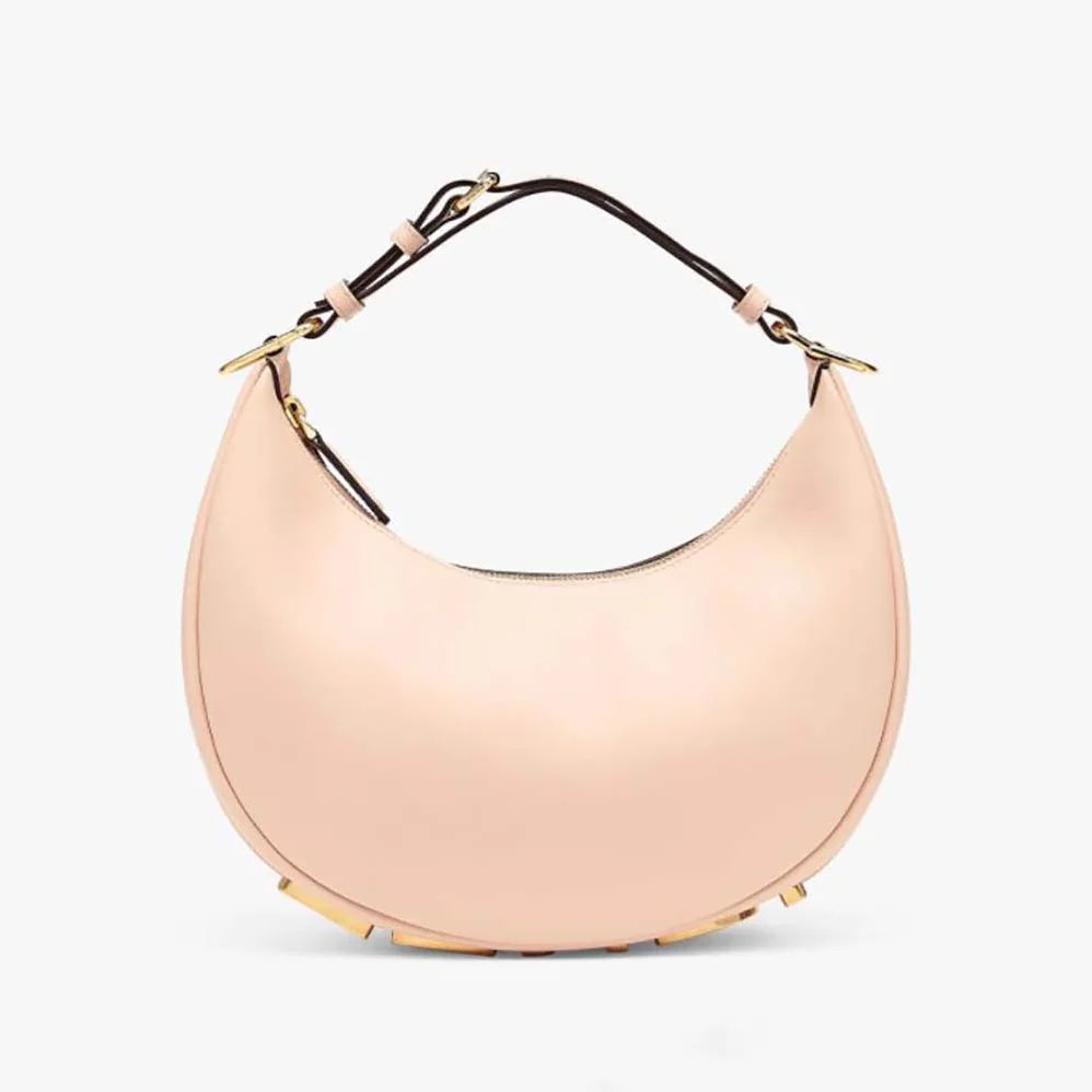 Fendi Fendigraphy Small Pale Pink Leather Bag for Women