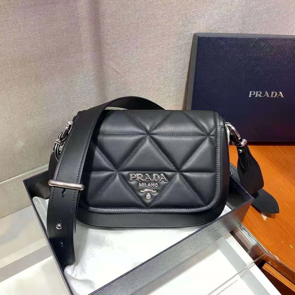 Prada Spectrum Leather Bag for Women in Black