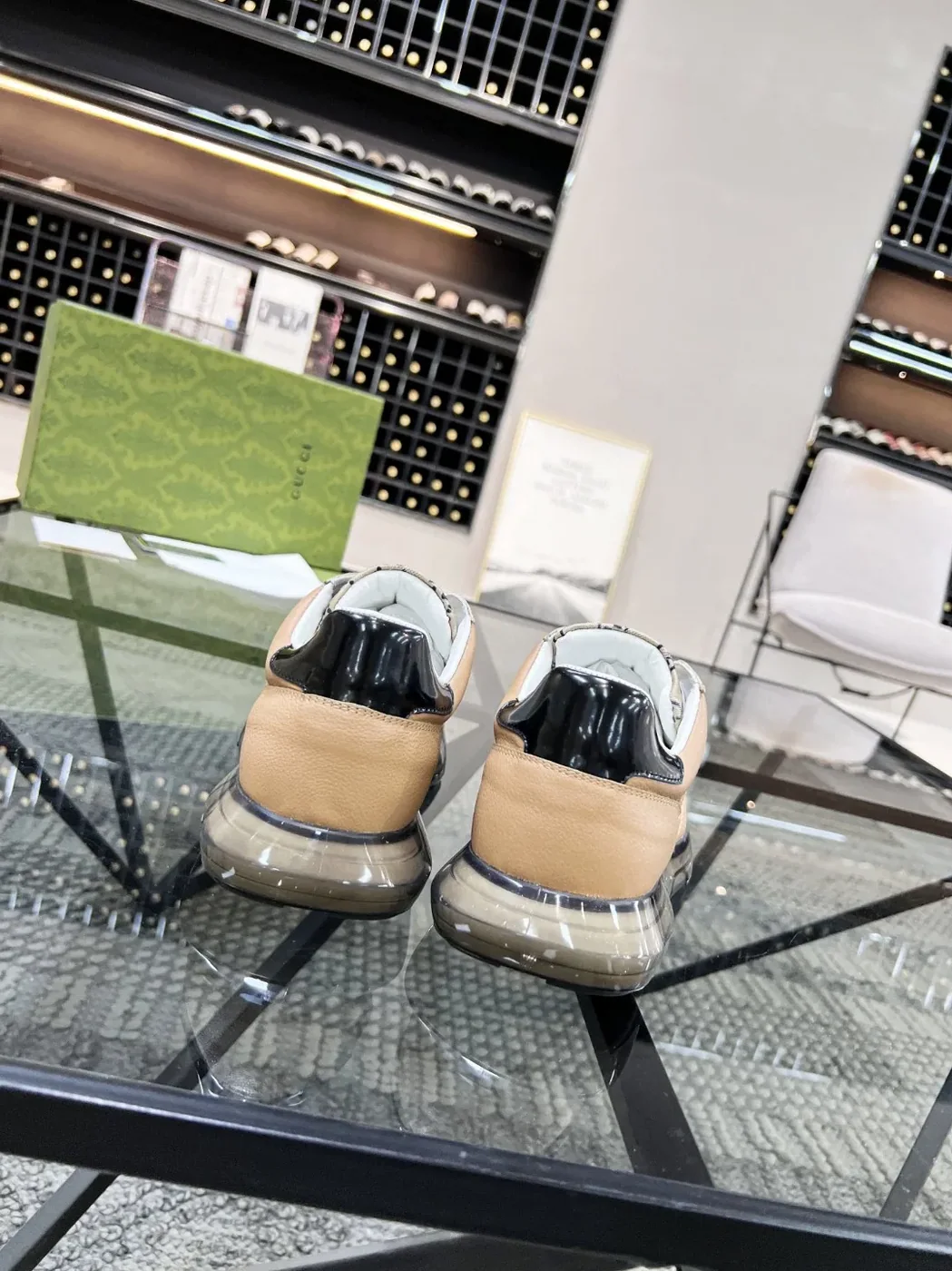 Gucci x Adidas GG Sneakers With Web Beige for Men