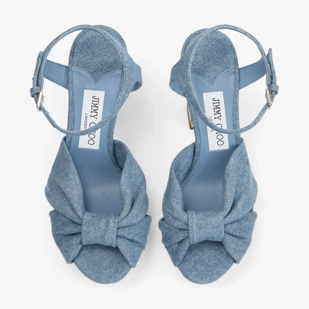 Jimmy Choo Heloise 120 Blue Haze HELOISE120RYF Jimmy Choo Heloise 120 Blue Haze HELOISE120RYF