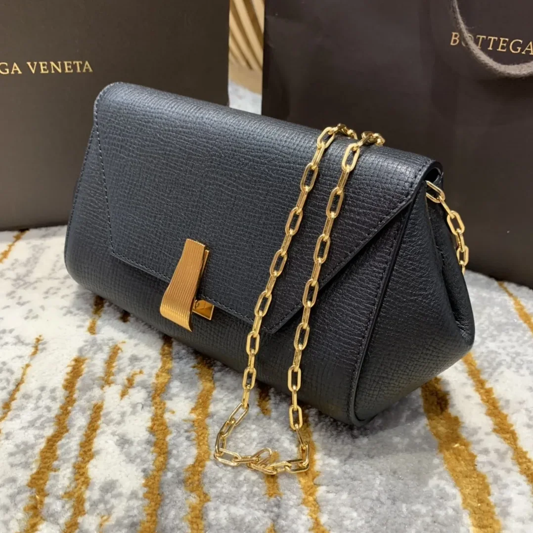 Bottega Veneta Mini Angle Palmellato Bag Black