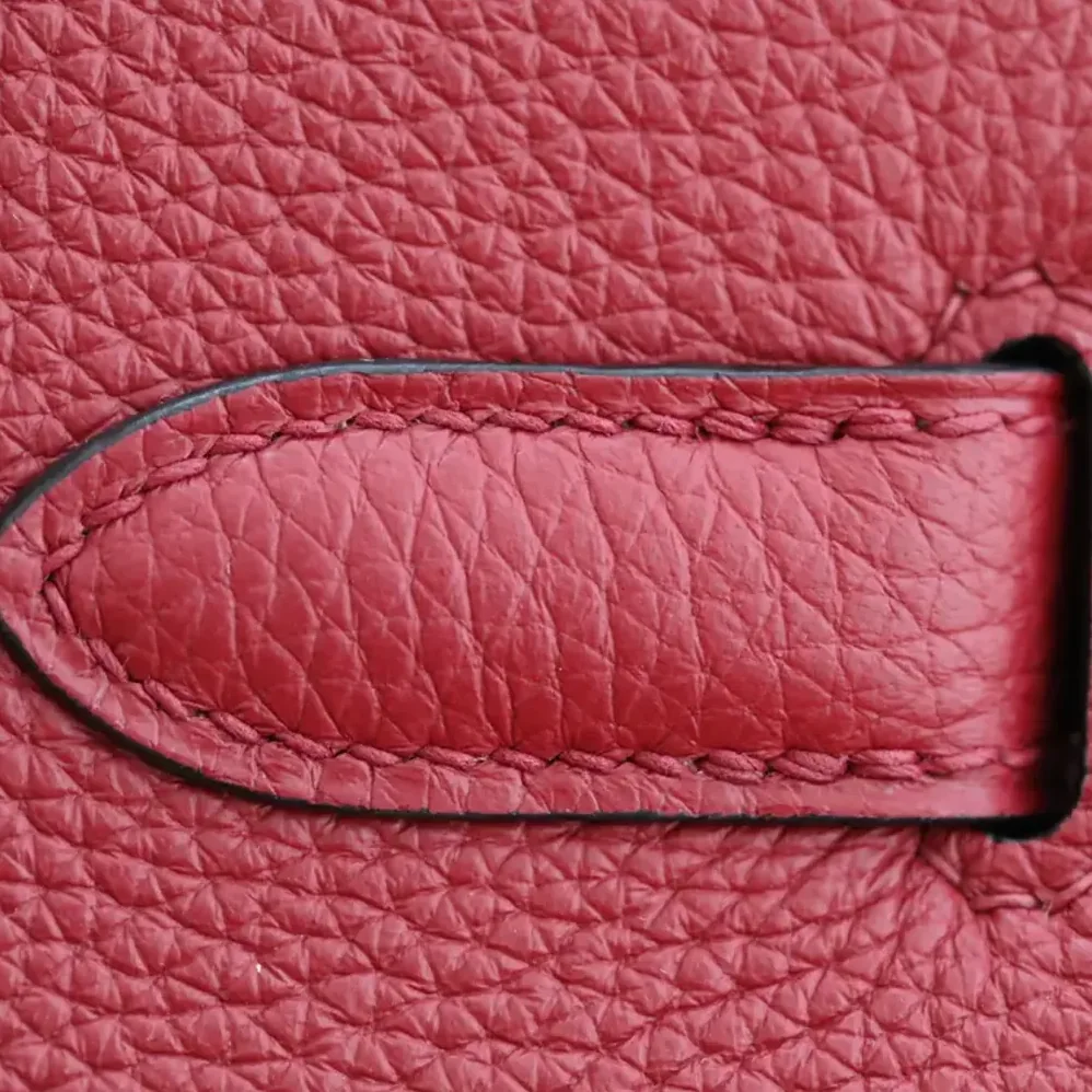 Hermes Birkin 30 Bag in Epsom Leather with Gold Hardware in Red/Gold
