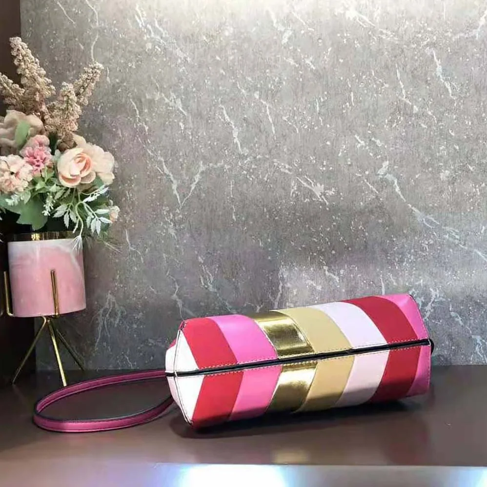 Fendi Fendi First Small Leather Bag with Multicolor Inlay for Women Fendi Fendi First Small Leather Bag with Multicolor Inlay for Women