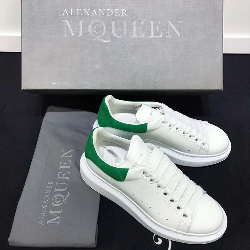 Alexander McQueen Oversized Sneaker Shoes for Women in Green Alexander McQueen Oversized Sneaker Shoes for Women in Green