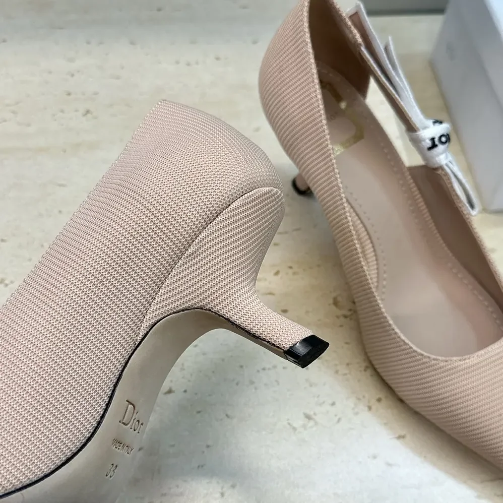 Dior J'Adior Pump Rose Soupir Technical Fabric for Women Dior J'Adior Pump Rose Soupir Technical Fabric for Women