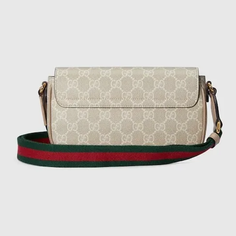 Gucci Ophidia Pochette Shoulder Bag in Beige/ Oatmeal Gold Hardware Gucci Ophidia Pochette Shoulder Bag in Beige/ Oatmeal Gold Hardware