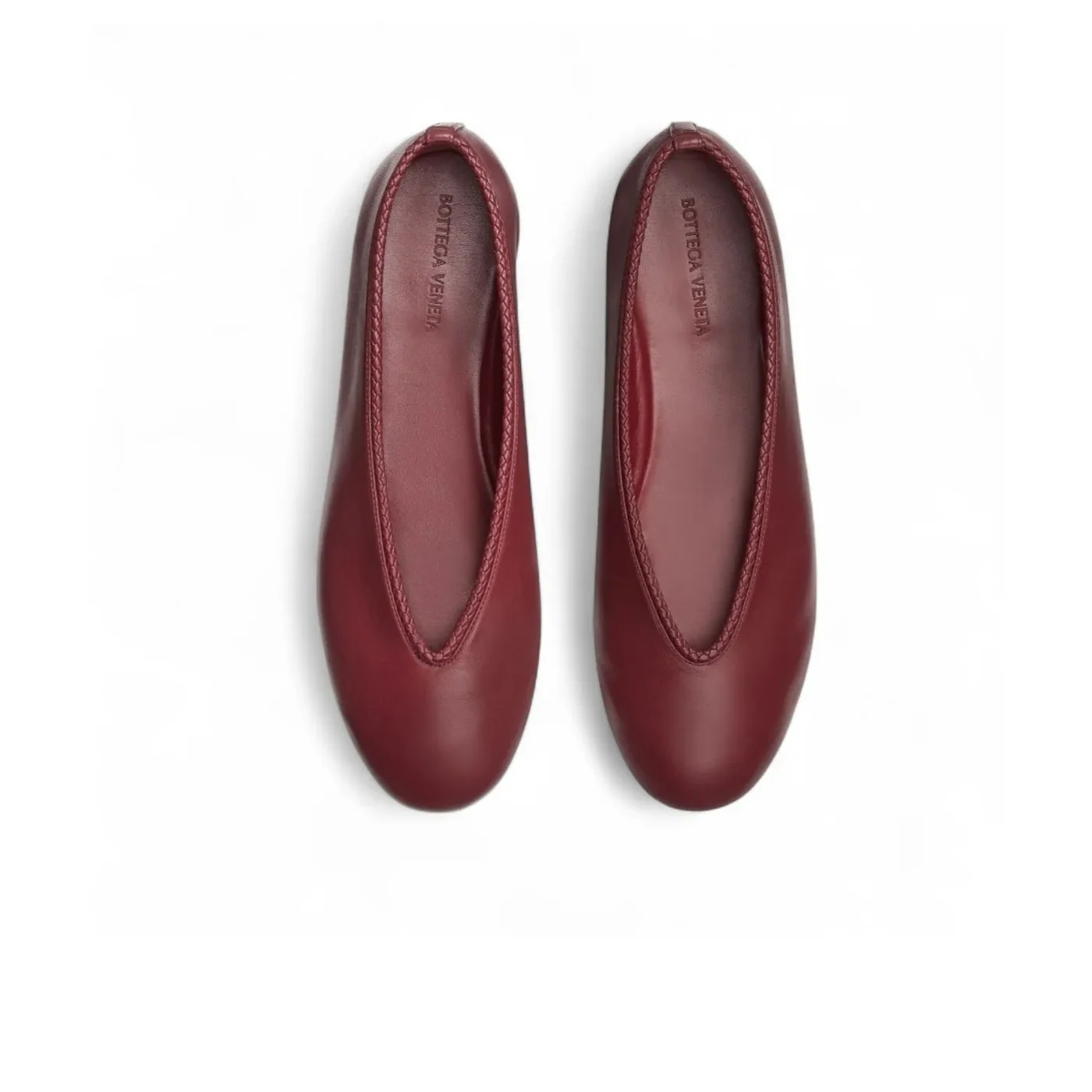 Bottega Veneta Rosa Ballerina Dark Apple Candy