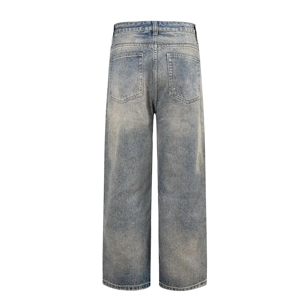 Balenciaga Relaxed Fit Pants in Blue Cotton Denim for Women Balenciaga Relaxed Fit Pants in Blue Cotton Denim for Women