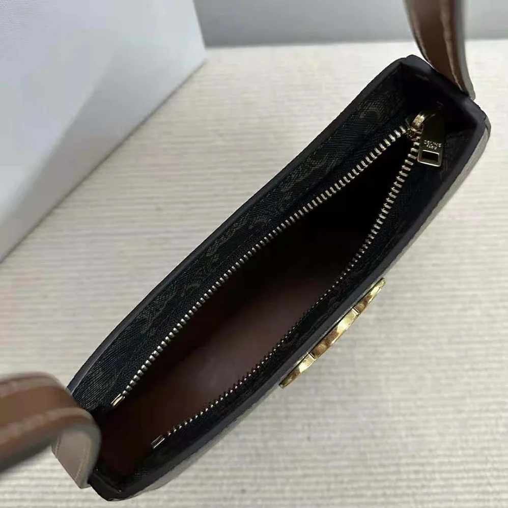 Celine Medium Tilly Bag in Triomphe Canvas and Calfskin for Women Celine Medium Tilly Bag in Triomphe Canvas and Calfskin for Women