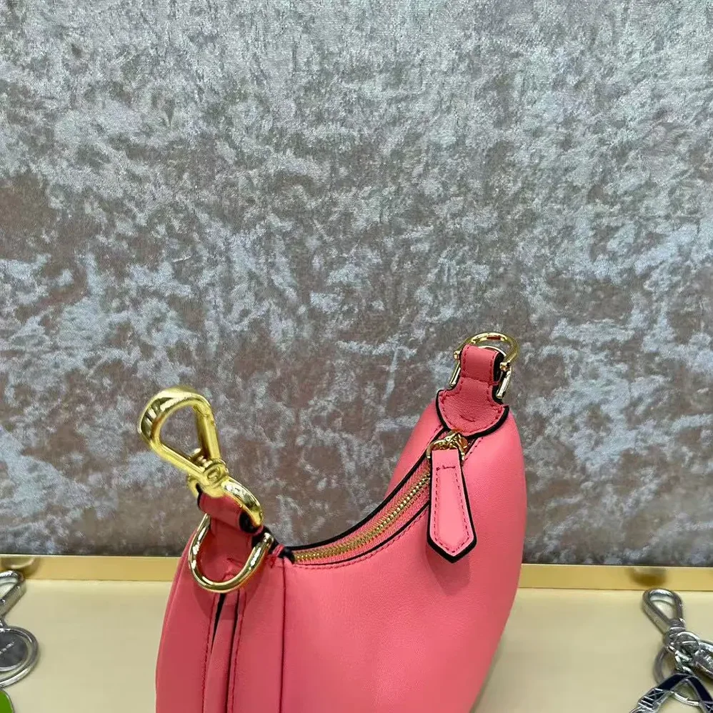 Fendi Nano Fendigraphy Pink Leather Charm for Women