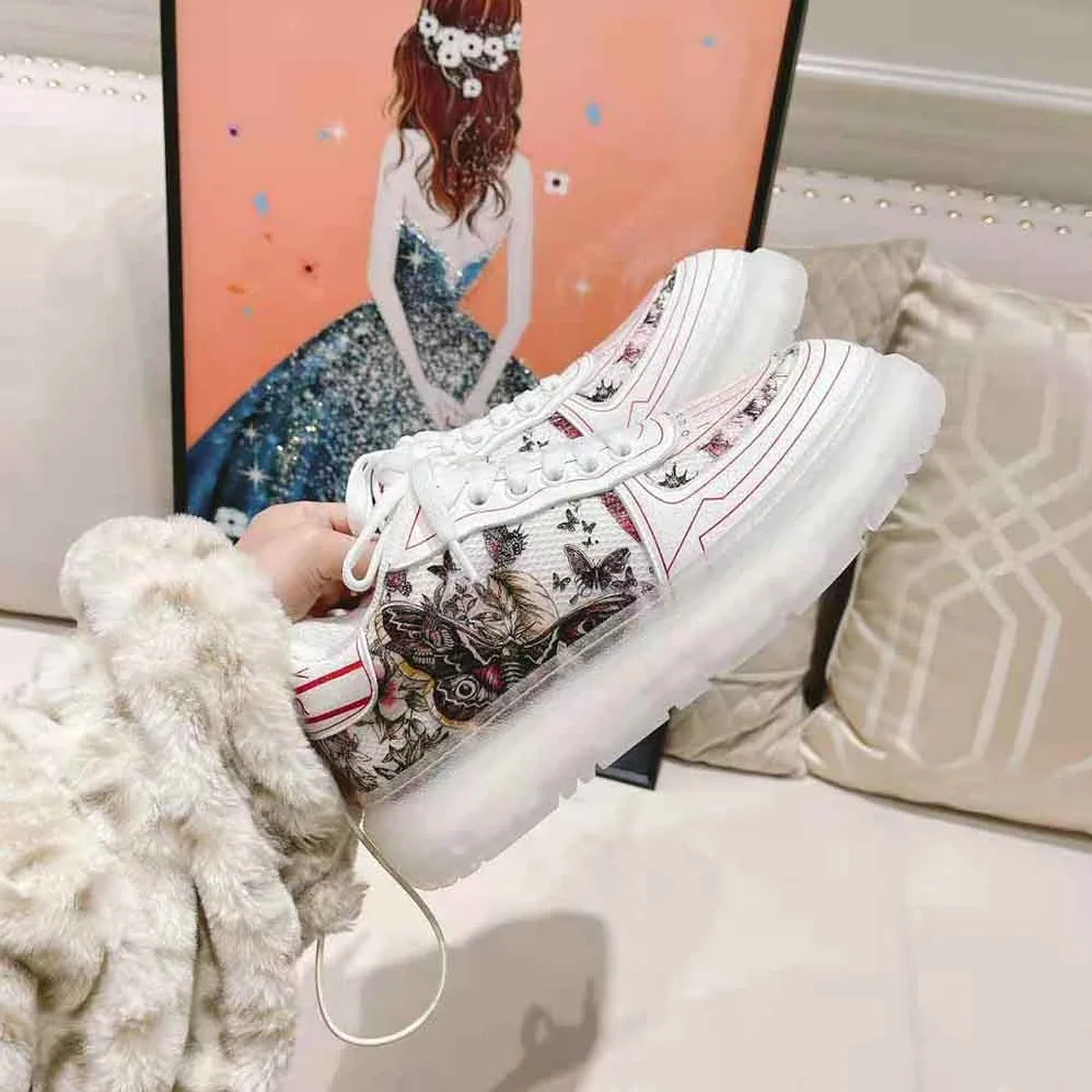 Dior Addict Sneaker White Calfskin and Technical Fabric for Women