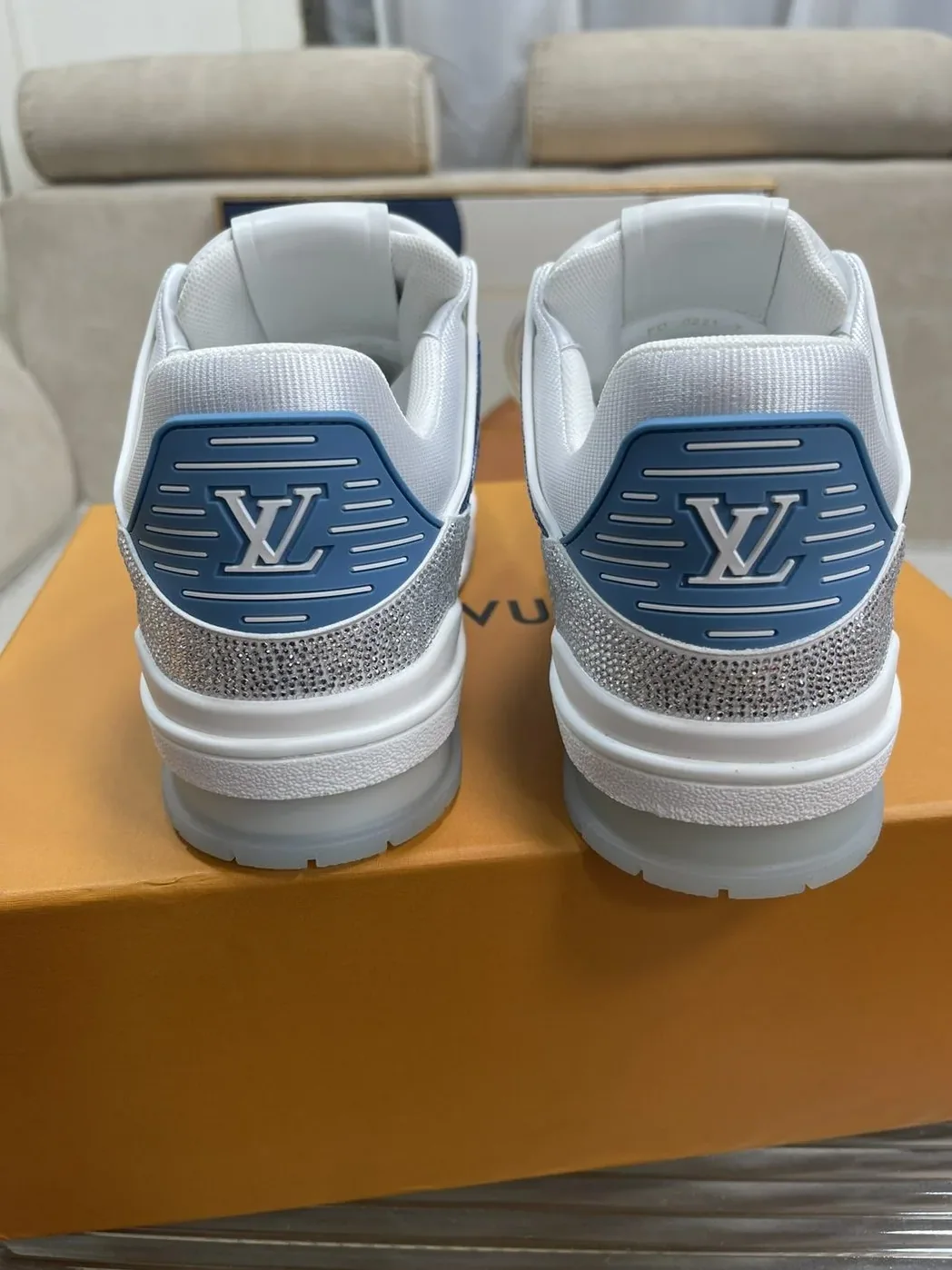 Louis Vuitton Trainer Sneaker LV White Louis Vuitton Trainer Sneaker LV White