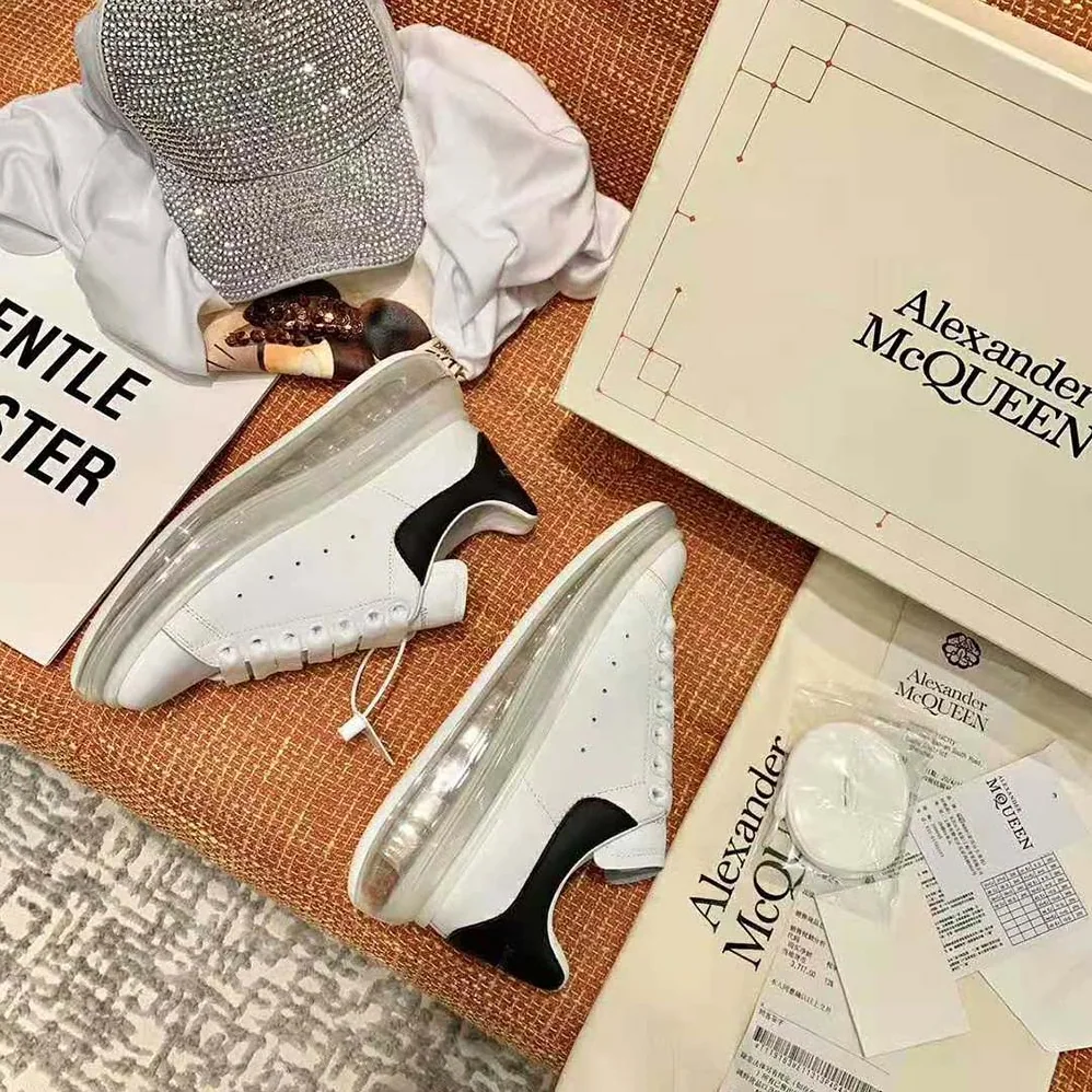 Alexander Mcqueen Oversized Sneaker for Women in Black