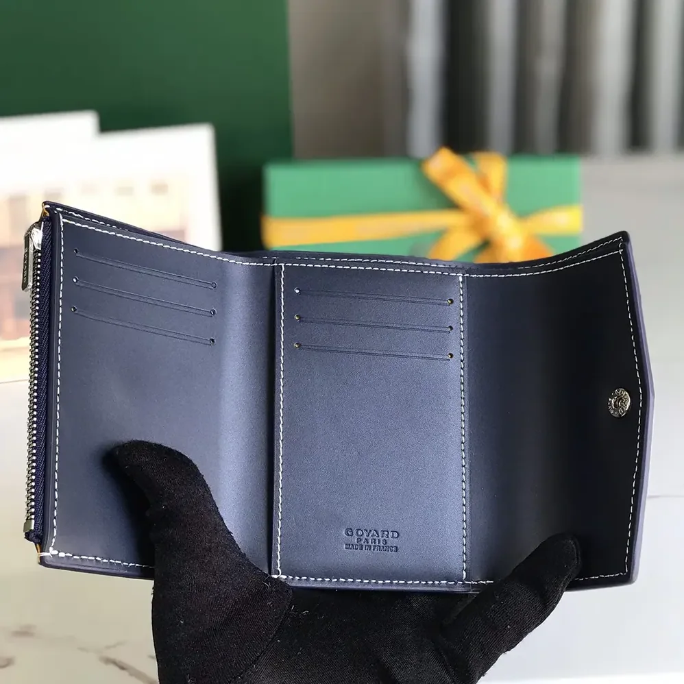 Goyard Saint Gabrie Wallet for Unisex in Navy