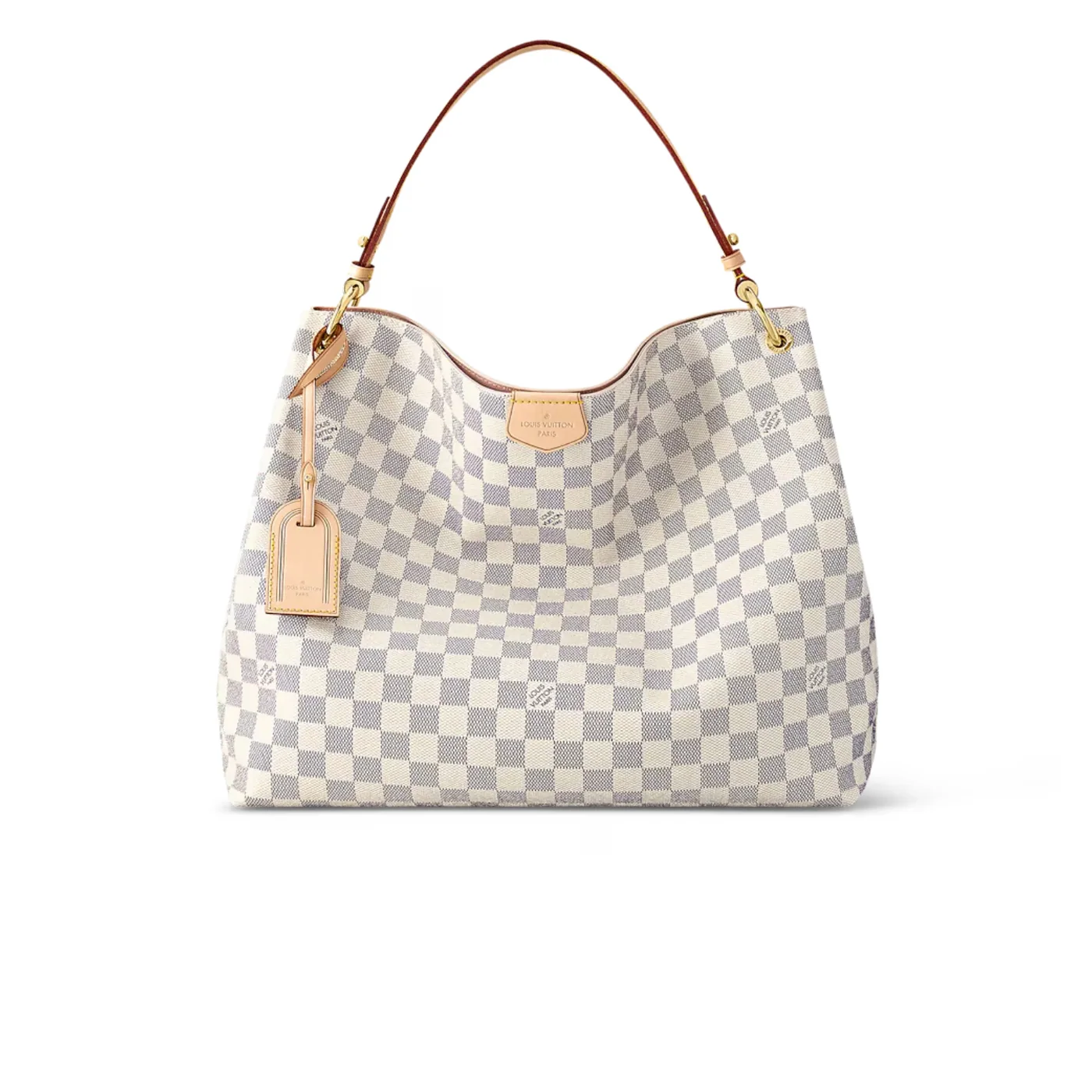 Louis Vuitton Graceful MM Damier Azur Bag / Louis Vuitton Graceful MM Damier Azur Bag /