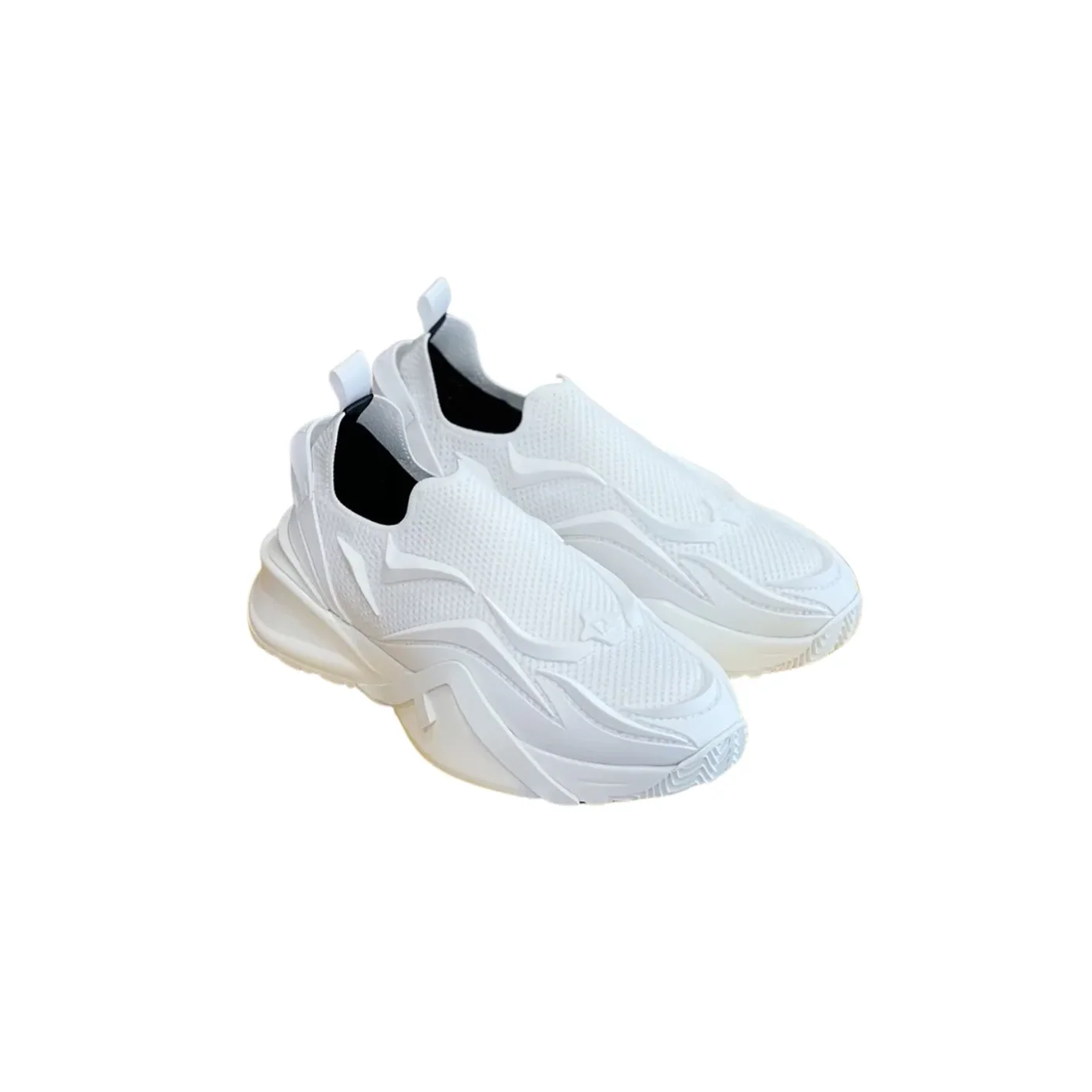 FD Fendi Flow Running Sneakers White 7E1504AHI8F0V4D