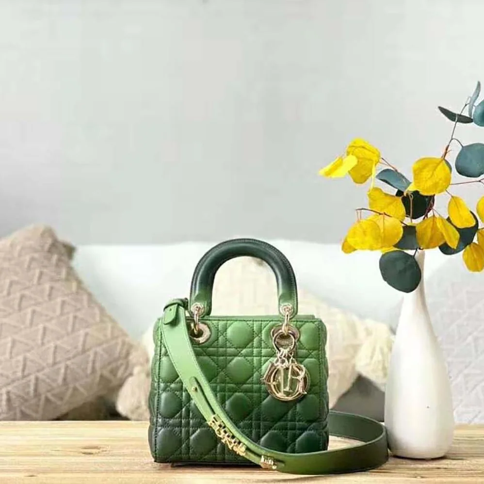 Dior my Abcdior Bag Green Gradient Cannage Lambskin for Women Dior my Abcdior Bag Green Gradient Cannage Lambskin for Women