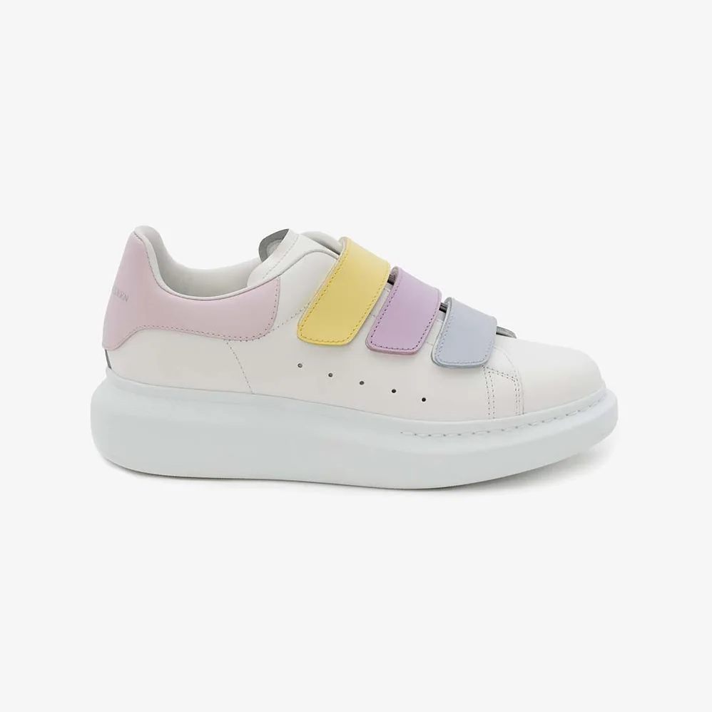 Alexander Mcqueen Oversized Triple Strap Sneaker in Multicolor for Women Alexander Mcqueen Oversized Triple Strap Sneaker in Multicolor for Women