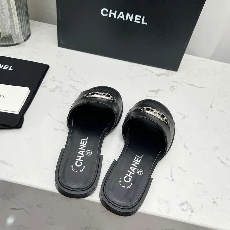 Chanel Mules Black Chanel Mules Black