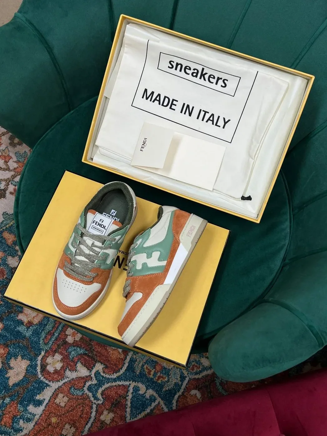 Fendi Match Low Tops In Amaranth 8E8252AI1NF1H1E