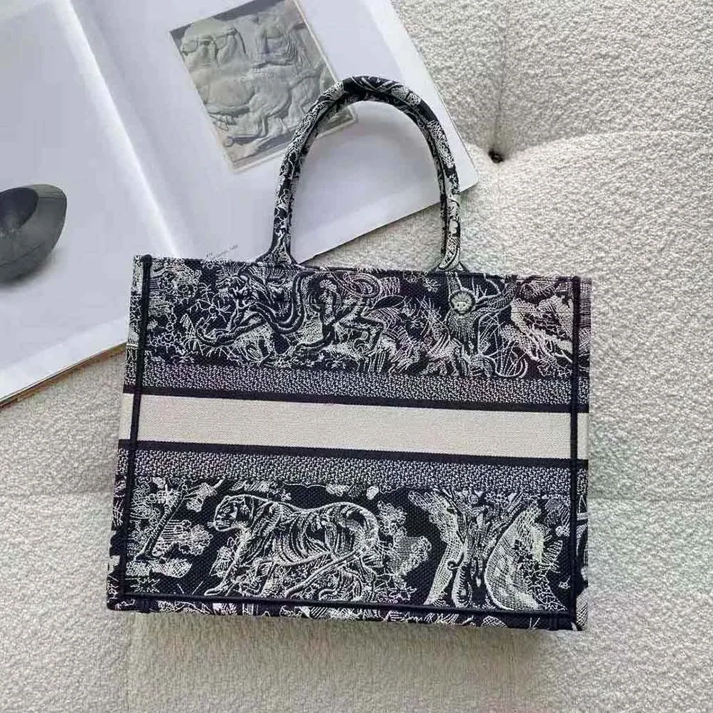 Dior Small Dior Book Tote Blue Toile de Jouy Reverse Embroidery for Women Dior Small Dior Book Tote Blue Toile de Jouy Reverse Embroidery for Women