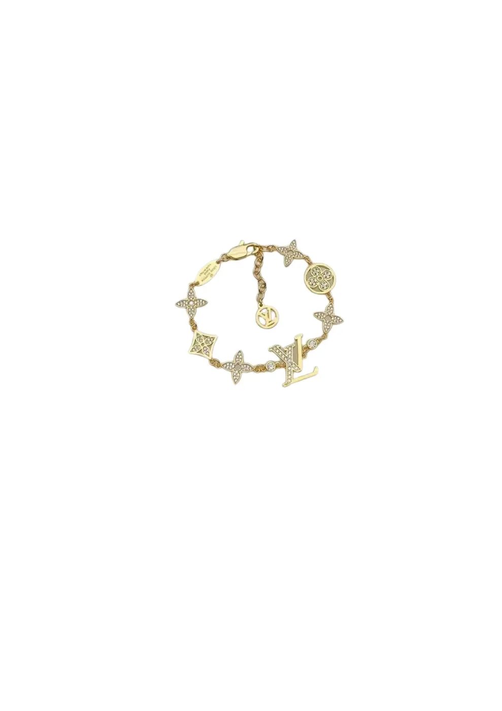 Idylle Blossom Charms Bracelet Gold