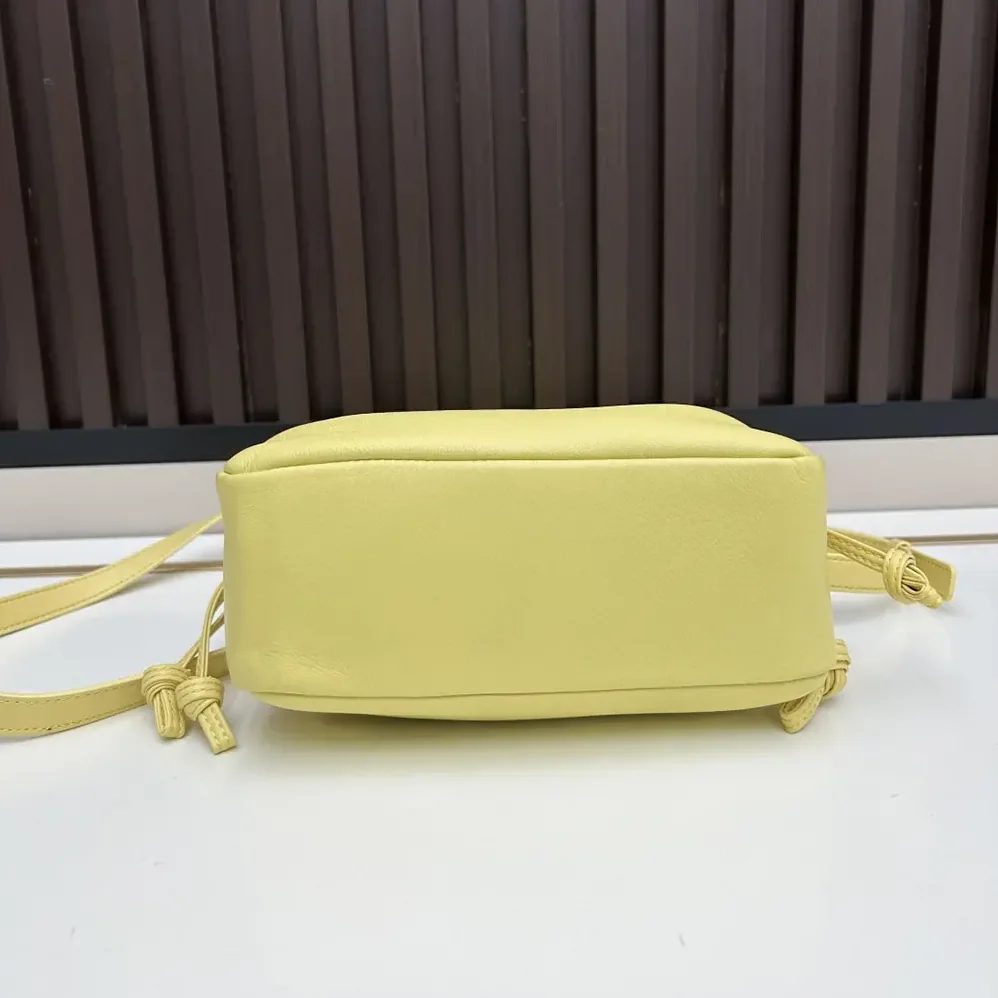 Saint Laurent YSL Jamie Mini Shoulder Pouch In Lambskin for Women in Yellow Saint Laurent YSL Jamie Mini Shoulder Pouch In Lambskin for Women in Yellow