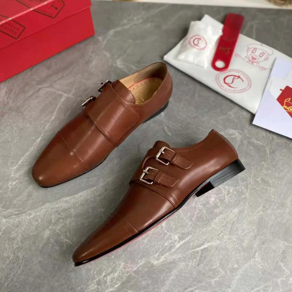 Christian Louboutin Mortimer in Calf Leather for Men in Brown Christian Louboutin Mortimer in Calf Leather for Men in Brown