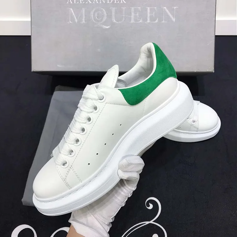 Alexander McQueen Oversized Sneaker Shoes for Women in Green Alexander McQueen Oversized Sneaker Shoes for Women in Green