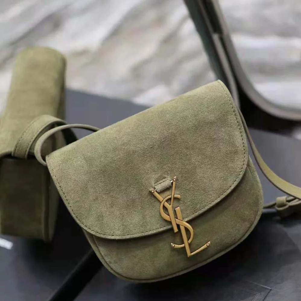 Saint Laurent YSL Kaia Small Satchel in Suede for Women Saint Laurent YSL Kaia Small Satchel in Suede for Women