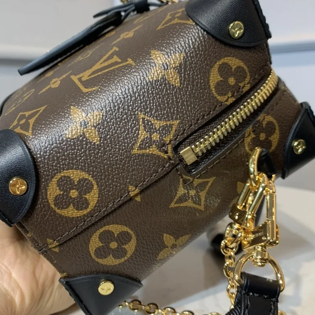 Louis Vuitton Petite Malle Souple Monogram Canvas Brown / LV