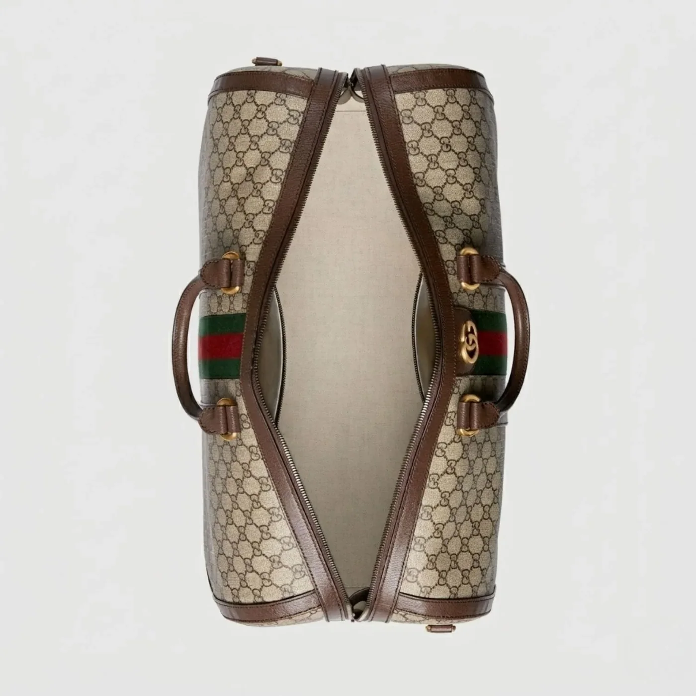 Gucci Savoy Large Duffle Bag in Beige Gold Hardware Gucci Savoy Large Duffle Bag in Beige Gold Hardware