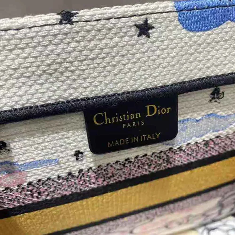 Dior Small Dior Book Tote Latte Dior Ciel de Rêve Embroidery for Women Dior Small Dior Book Tote Latte Dior Ciel de Rêve Embroidery for Women