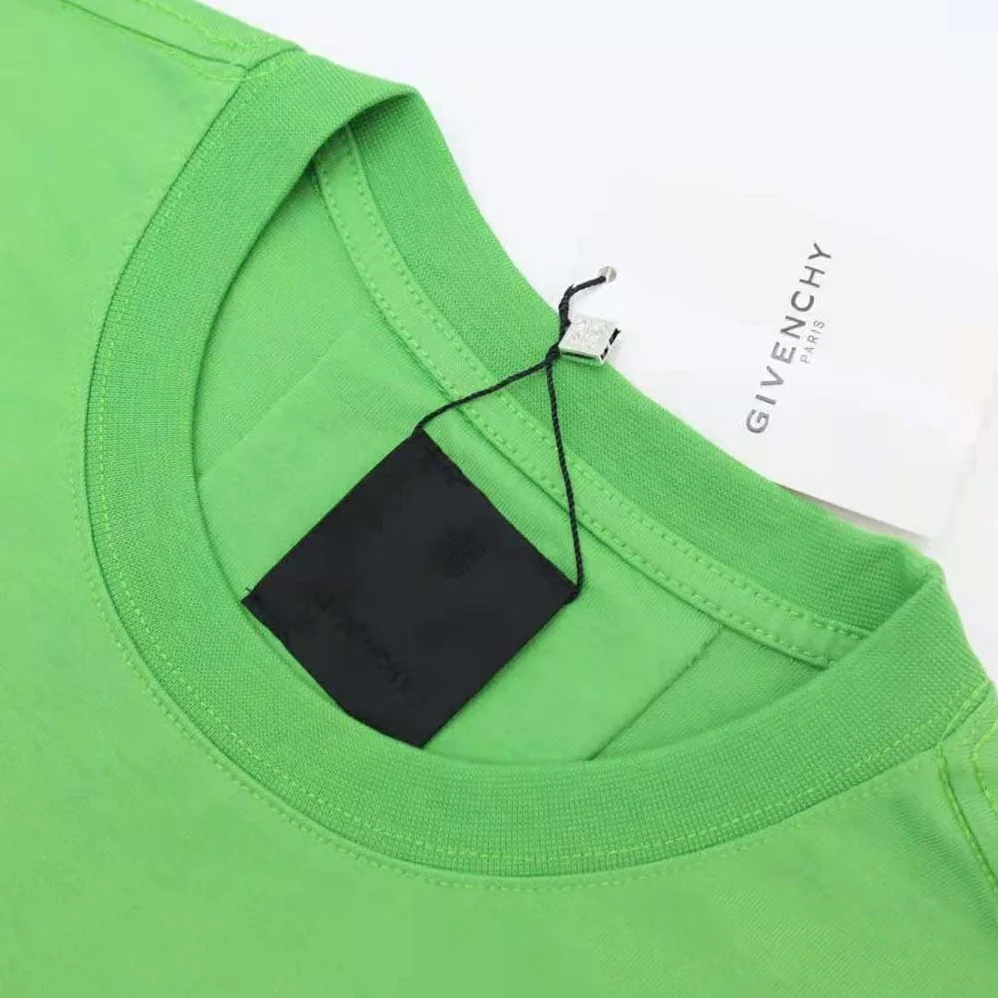 Givenchy Slim Fit T-shirt in Givenchy 4G Jersey with Reaper Prints for Men in Green Givenchy Slim Fit T-shirt in Givenchy 4G Jersey with Reaper Prints for Men in Green